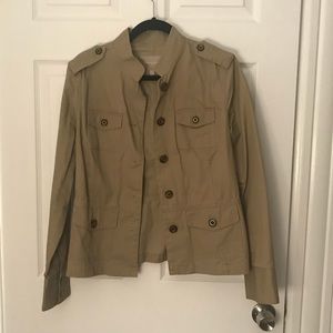{Banana Republic} Military Style Jacket